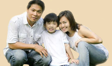 family of three
